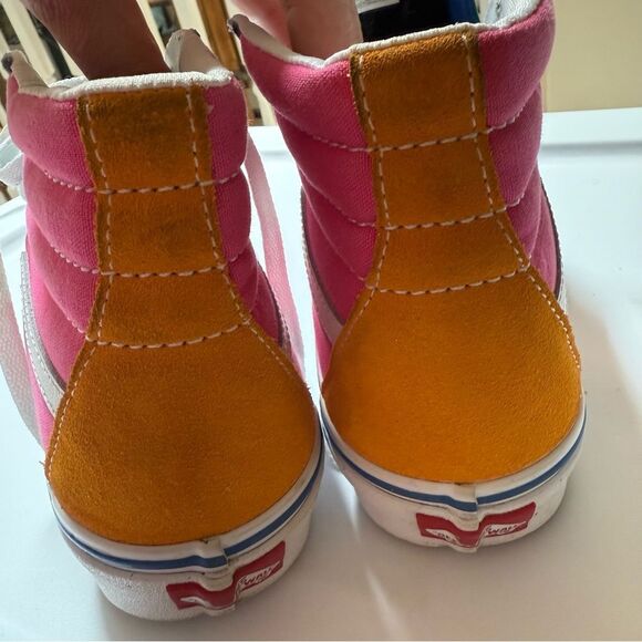 Vans Off The Wall Old Skool Hi Top Canvas & Suede 500714 Size 6.5 M~Size 8.0W - Picture 7 of 7